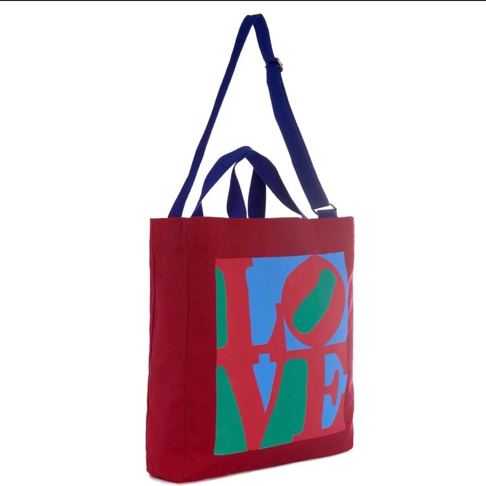 Robert Indiana LOVE Canvas Crossbody Tote